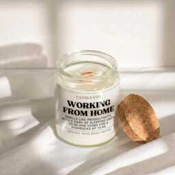 Funny Colleague Gift Candle Office Secret Santa, Natural Soy Wax, Handmade - thumbnail 4