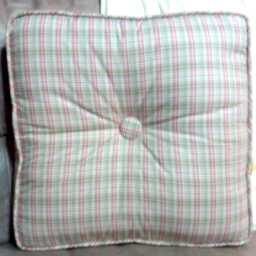 Peach & White Waverly Floral Fabric Sofa Pillows - thumbnail 4