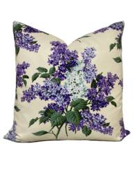 Schumacher Prousts Lilacs Purple Cushion Cover Pillow Double Sided - thumbnail 1