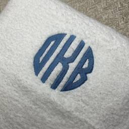 Personalised Custom Made Towels Bath Towel, Hand Towel With Embroidered Monogram Initial Perfect Gift Bathroom Decor - thumbnail 2