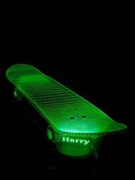 Skateboard 3D Smart App Control Night Light Bluetooth, Music, 7&16M Colour Mobile App , Gift Led Lamp