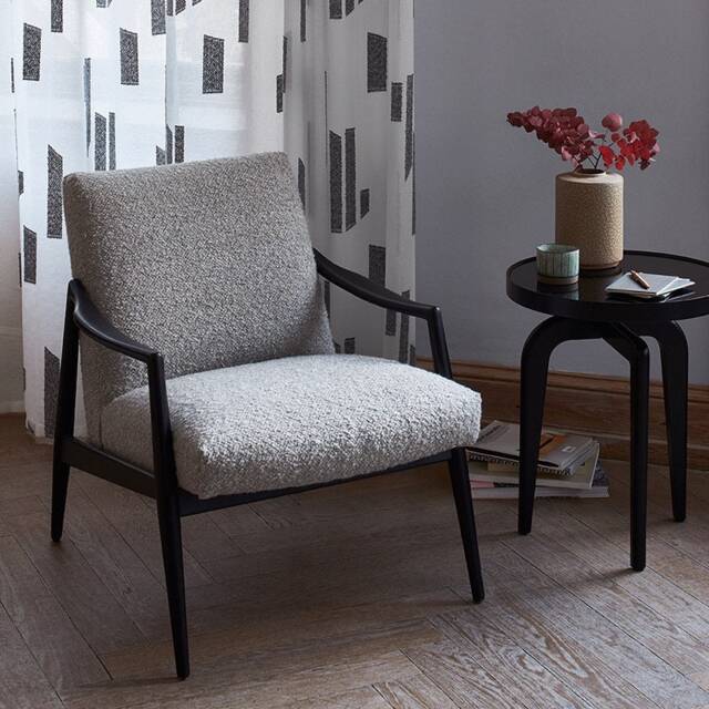 Henryluxury Upholstery Fabric, Boucl??, 3 Colors, Bouclee, Linen, Wool, Nya Nordiska - image 1