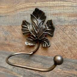 Leaf Toilet Paper Holder, Iron Tp Tissue Nature, Wall Hook, Bathroom Hardware, Bath Fixture Fall - thumbnail 3