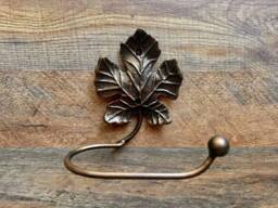 Leaf Toilet Paper Holder, Iron Tp Tissue Nature, Wall Hook, Bathroom Hardware, Bath Fixture Fall