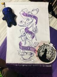 All Mad Here Wonderland Wall Hanging - thumbnail 1