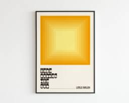 Here Comes The Sun - Lyrics Music A3 A4 A5 Wall Art Poster Print Bauhaus Gig - thumbnail 1