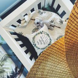 Beautiful Green Palm Tree Quilt, Hand Block Printed 100% Cotton Kantha Handmade Blanket, Indian Quilt Ckq#056 - thumbnail 4