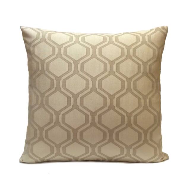 Ivory - Beige & Light Tan Pillow, Throw Pillow Cover, Decorative Pillowcase, Cushion Trendy Accent Cotton Blend - image 1
