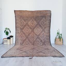 Vintage Beni Mguild Rug, Authentic Moroccan 6.7 Ft X 12.0 - thumbnail 1