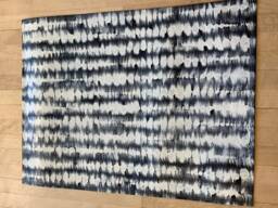 "Floorcloth - Made To Order ""Navy Blue"" 24"" X 36" - thumbnail 1