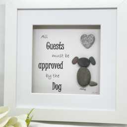 Dog Humour Pebble Picture, All Guests Must Be Approved By The - thumbnail 2