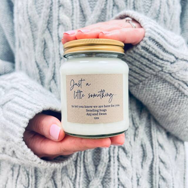 Thinking Of You Candle Personalised Soy Wax Candle Gift - image 1