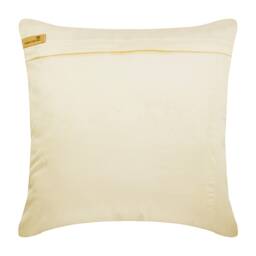 "Art Silk Gold Throw Pillow Cover 16""x16" - thumbnail 3