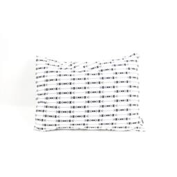 Standard Size Pillowcase - Monochrome Black Arrows On White Toddler Or Baby Bedding Unisex Pillow Cover Standard