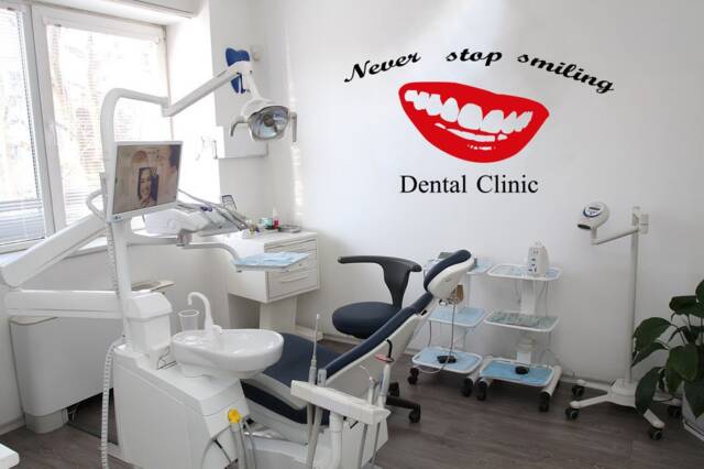 Dental Clinic Wall Decal Tooth Decor, Removable Vinyl Sticker 1278 - image 1