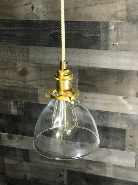 Penny Modern 6 Inch Glass Shade Pendant - image 1