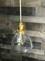 Penny Modern 6 Inch Glass Shade Pendant - thumbnail 1