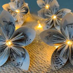Music Paper Fairy Light, Sheet Music, Lights, Christmas, Wedding - thumbnail 3