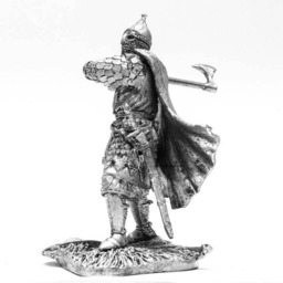 Tin 54mm Russian Warrior With Axe 16Th Century - thumbnail 2
