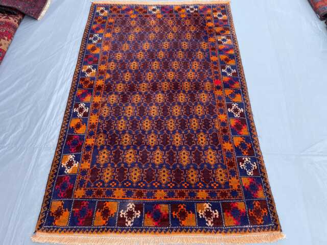 3x5 Beautiful Afghan Oriental Rug, Luxury Handknotted Tribal Rug For Livingroom, Bedroom & Office - Home Decor Area Boho Gift - image 1