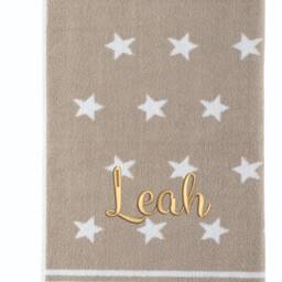 Personalised Custom 100% Cotton Stars Supersoft Absorbent Luxury Embroidered Hand Bath Towels Luxurious Quality Gift - thumbnail 2