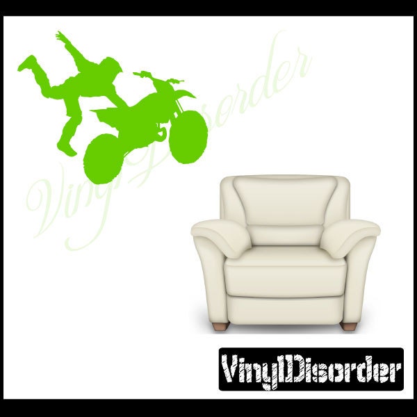 Dirt Bike Vinyl Wall Decal Or Car Sticker - Dirtbikeal001Et - image 1