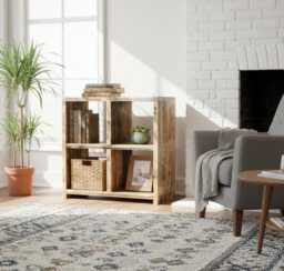 Allen - Solid Reclaimed Timber Custom Built Handmade Vinyl Record Storage Unit Living Room A - thumbnail 1