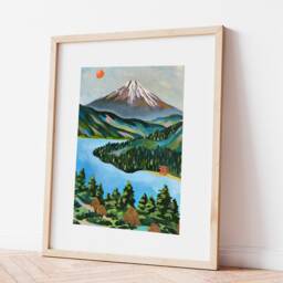 Mt. Fuji Wall Art, Art Print, Japan, Tokyo, Travel - thumbnail 2