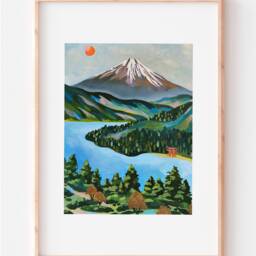Mt. Fuji Wall Art, Art Print, Japan, Tokyo, Travel - thumbnail 3