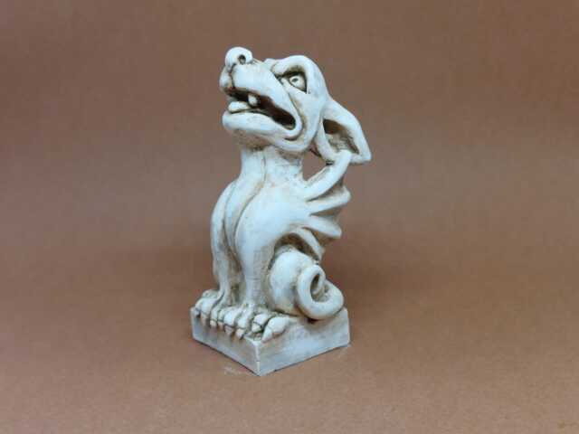 Patty The Mini Gargoyle - Small Figurine in Hard Plaster - image 1