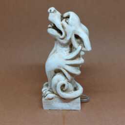 Patty The Mini Gargoyle - Small Figurine in Hard Plaster - thumbnail 3