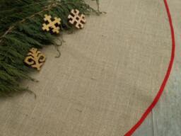 Tree Skirt Burlap Christmas Rustic Decorations Decor Country