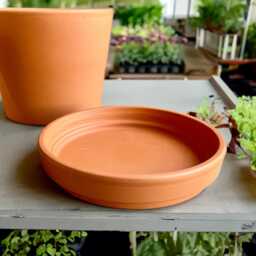 Personalized Carved Heart Terracotta Plant Pot - Gift For Her - thumbnail 2