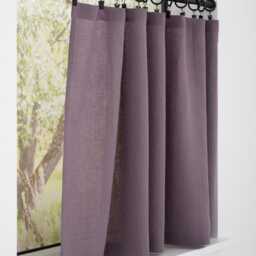 Linen Cafe Curtains Farmhouse Style Semi-Sheer Privacy Drapes - thumbnail 3