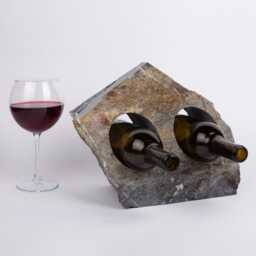 Handmade Marble Wine Bottle Holder Alexandrette Stone Rack