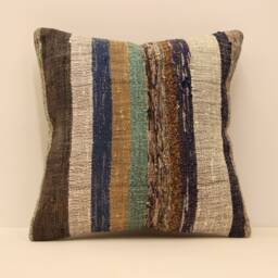 16x16 Home Kilim Pillow Cover Handmade Home Living Design Boho Vintage Rustic Throw Pillov Covers Old Cushion 4Kf-264 - thumbnail 1