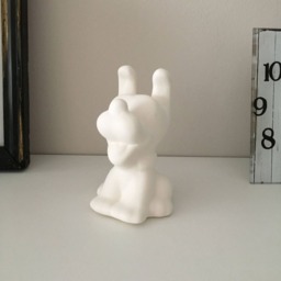 Ceramic Dog, Ready To Paint, Handmade Figurines, Education For Kids, Bisque Gift Ideas, Unpainted Dog With Smile, Paint, Art - thumbnail 3