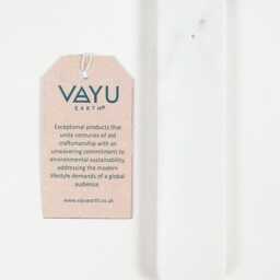 White Marble Incense Stick Holder Hand Cut Minimalist Decor - thumbnail 4