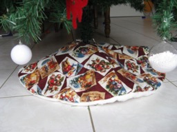 Reversible Christmas Tree Decoration, Skirt, Stand Cover, Stand, Mat