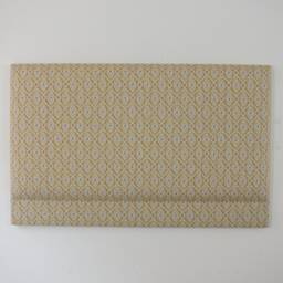 Upholstered Headboard in Mustard Yellow Ikat Fabric - Single Double King Size - thumbnail 2