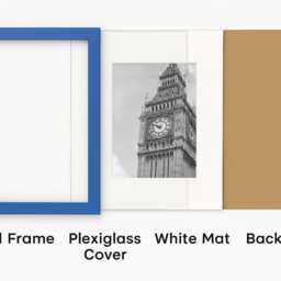 Natural Wood Photo Frame Deep Box Style With White Mount - thumbnail 2