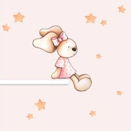 Bunny Sitting On Bookshelf Wall Decal. Nursery Sticker. Rabbit Wall Decal, Rabbit, Sticker Decor, Art - thumbnail 2