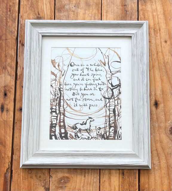 Framed Print From Always Remember - The Boy Mole Fox, Horse & The Storm By Charlie Mackesy