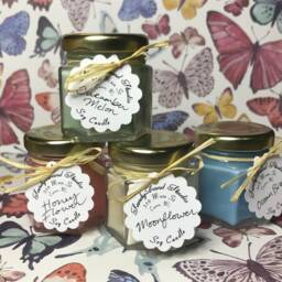 Soy Candle Sampler Set Of 4 Mini Jars Choose Your Scents Hostess Gift - thumbnail 3
