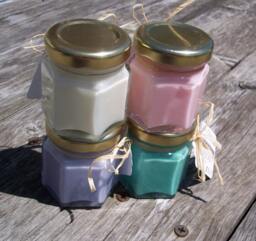 Soy Candle Sampler Set Of 4 Mini Jars Choose Your Scents Hostess Gift