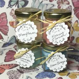 Soy Candle Sampler Set Of 4 Mini Jars Choose Your Scents Hostess Gift - thumbnail 4