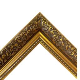 Ornate Dahlia Gold Picture Frame A5 Modern Home Decor - thumbnail 2