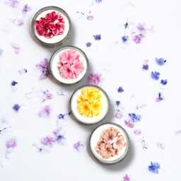 3D Flower Soy Wax Candle Set Scented Floral Decor, Thank You Gift - thumbnail 2