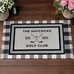 Personalised Family Threshold Doormat, Weather Resistant Rug - thumbnail 4