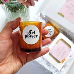 Birthday Girl Candle- Gift Box - 2 Candle 80G & Wax Melts- Soy Candles- Wax For Her- Power - thumbnail 3